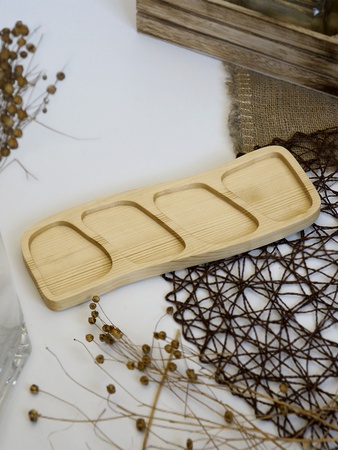 Менажница Волынка, 4 секции, ширина 100мм, длина 300мм