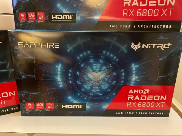 SAPPHIRE NITRO+ AMD Radeon RX 6800 XT 16GB GDDR6 WITH FAST SHIPPING
