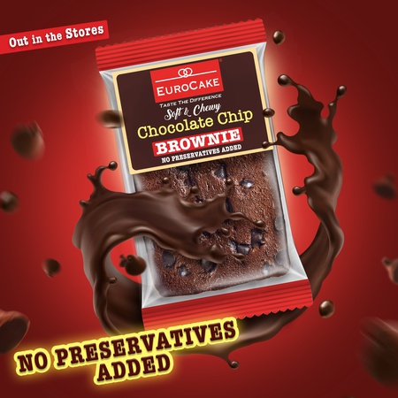 Eurocake Chocolate Chip Brownie