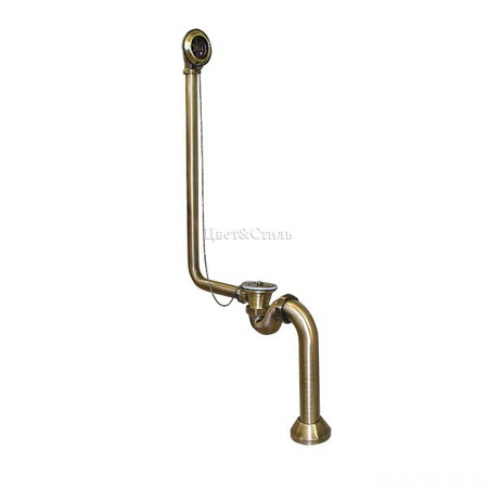 Banyo gideri ve taşma Natura (metal, bronz)