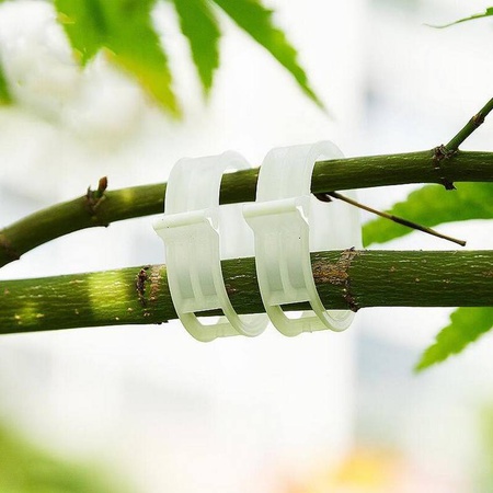 Bitki jartiyerleri için klipsler, plastik