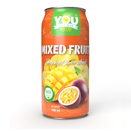 Напиток You Vietnam с содержанием сока тропических фруктов безалкогольный негазированный ж/б 0.33л