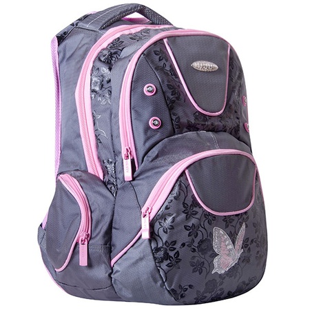 Рюкзак G15-4 Цвет: серо-розовый