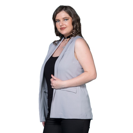 Büyük Beden Krep Yelek