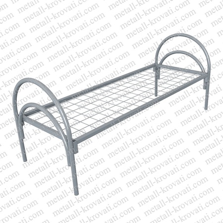 Кровать металлическая одноярусная сетка сварная ‘КС-2’ Эконом-класс
