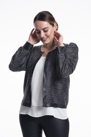 МИНИ-КОЖА ПОДРОБНАЯ КУРТКА