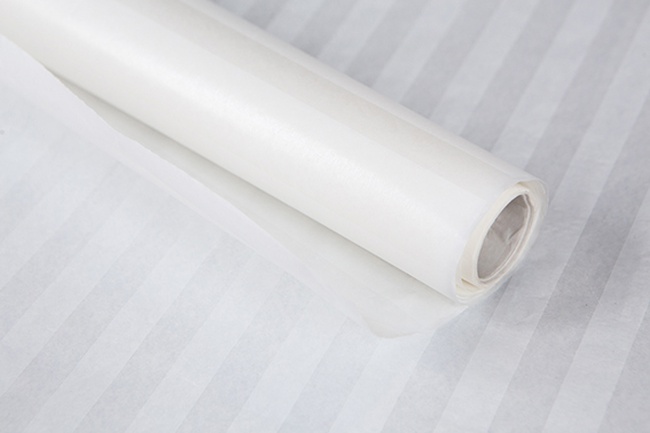 Siliconized baking paper with "Wide stripes" pattern (roll 5m)