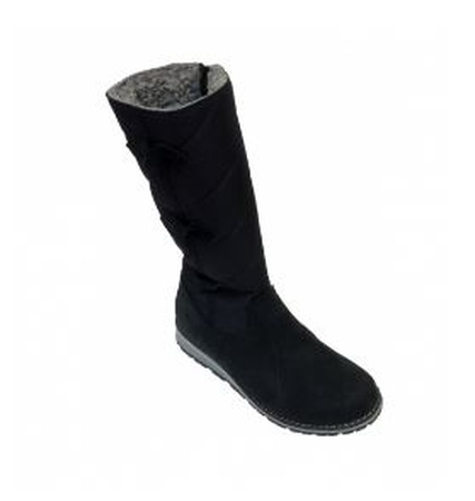 456 schwarze Stiefel Schule Nubuk Sograda Wolle FOMA