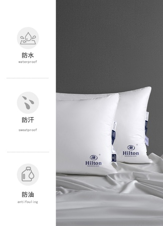 Отельная подушка Hilton. Ортопедическая