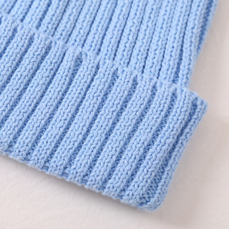 Осенние и зимние модные детские шапки, теплые ветрозащитные милые детские вязаные шапки четырех цветов