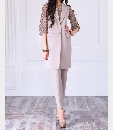 Двойка жилет с брюками