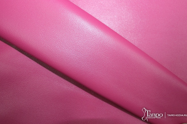 Обувная овчина, цвет розовый.