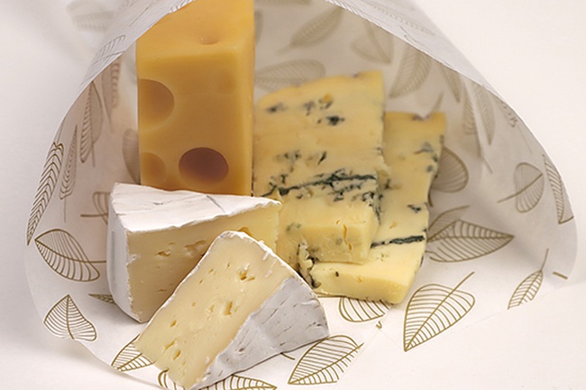 Силиконизированная бумага для выпечки с рисунком "Гранж черное серебро" (рулон 5м)