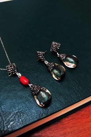 handmade silver jewelry set