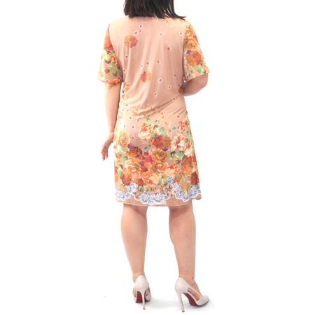 Astarlı file yazlık elbise