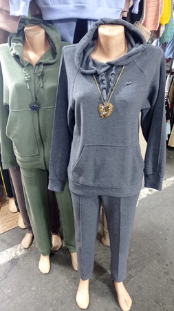 Кашемировая двойка с капюшоном