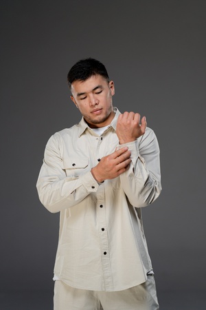 Рубашка-2135 Beige