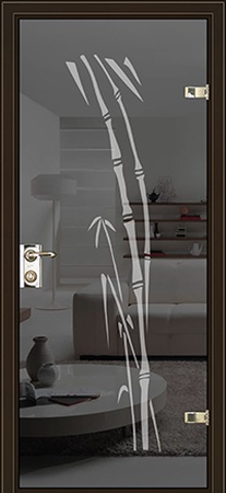 الأبواب نوع 400P1 الجرافيت الأسود المرآة