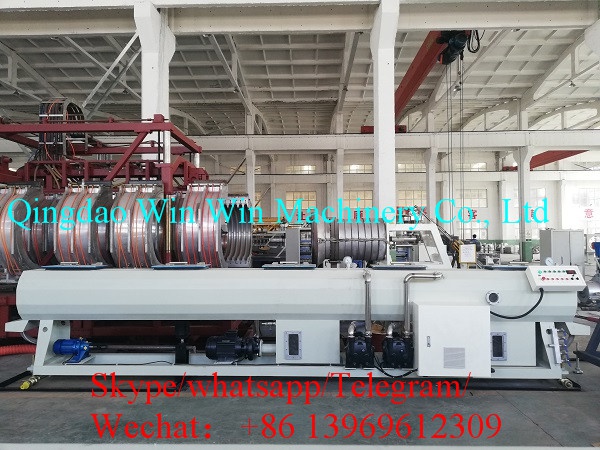 Высокопроизводительные экструзионные линии для гоза-водоснабжения/Экструзионная линия +для производства двухслойных гофротруб