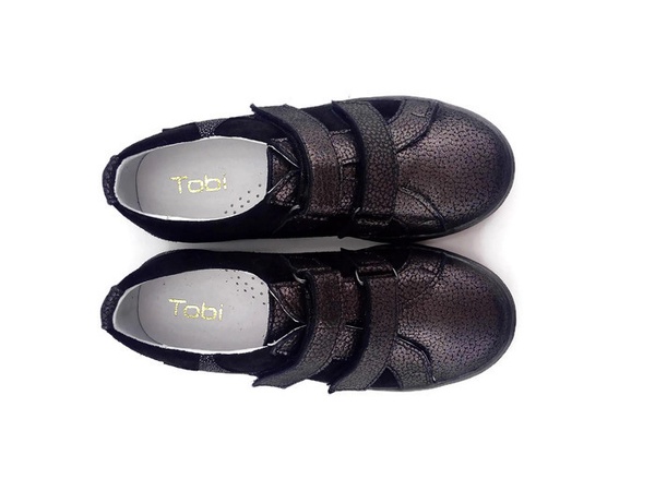 Kızlar için deri makosenler Tobi 32-37