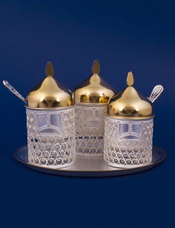 Набор для специй из мельхиора