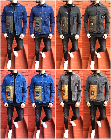 iga модная мужская сезонная джинсовая куртка