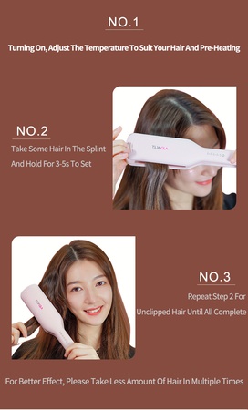 Hair curler with beach wave effect