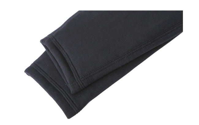 Sonbahar ve kış yeni erkek ve kadın ipek sıcak pamuklu pantolonlar yüksek bel ince ara katman yün ve polar ve kalın tozluk