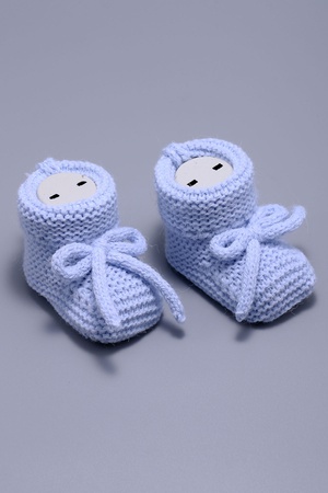 Hattuş Детские пинетки с горизонтальными звеньями на шнуровке