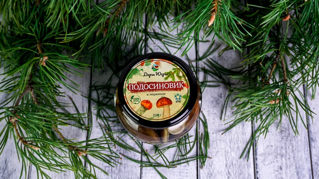 Маринованные подосиновики / ДАРЫ-ЮГРЫ-ХМАО / 250 гр