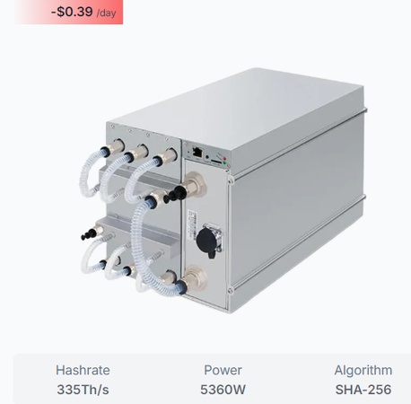 Bitmain Antminer S21 Hyd (335Th)