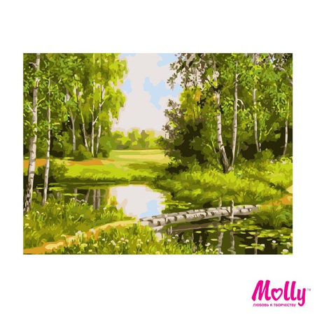 Картина по номерам Лесная тропинка