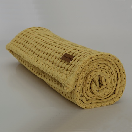 Baby 100% Organic Cotton Blanket Saffron