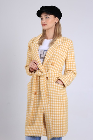 Women's cardigan coat - alpaca