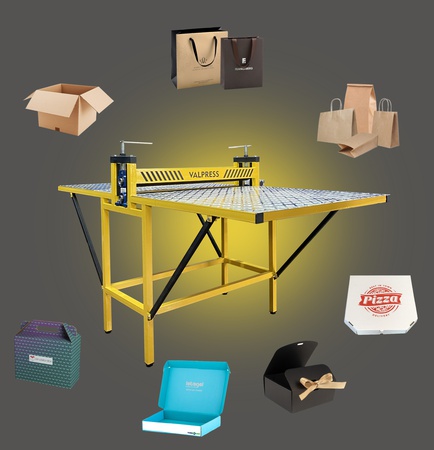 VALPRESS Валковый пресс-1000 Для производства коробок и пакетов