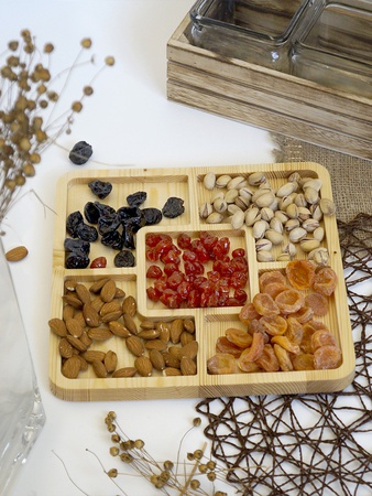 Çekmece Kare, 5 bölme, genişlik 250mm, uzunluk 250mm