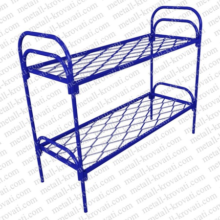 Кровать металлическая двухъярусная сетка прокатная пружина ‘2КП-1’