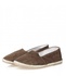 Коричневые эспадрильи e020