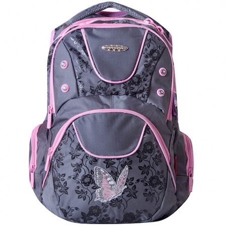 Рюкзак G15-4 Цвет: серо-розовый