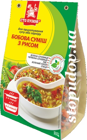 Pirinçli fasulye karışımı, 0,255 kg