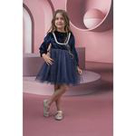 Toptan Tül 3-6Y Kız Çocuk Elbisesi