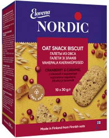 Kızılcık ve karamelli yulaflı bisküvi