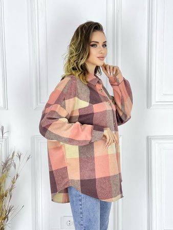 Kadın oversize gömlek (pembe)