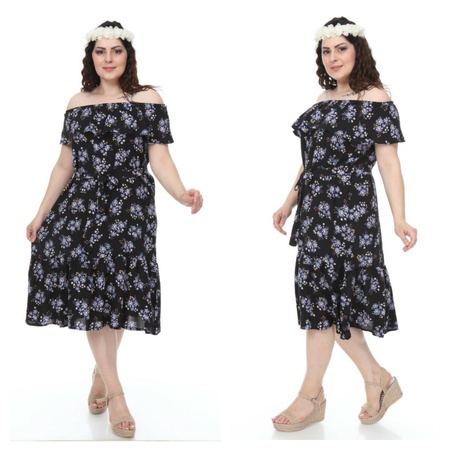 Узорчатое платье