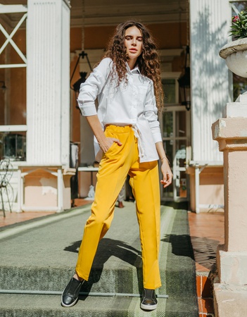 Женские укороченные брюки