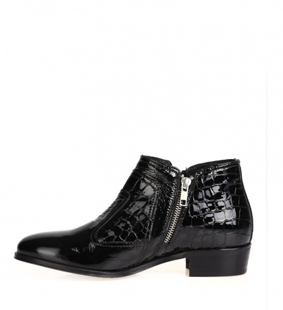 Patentstiefel mit zwei Reißverschlüssen n137