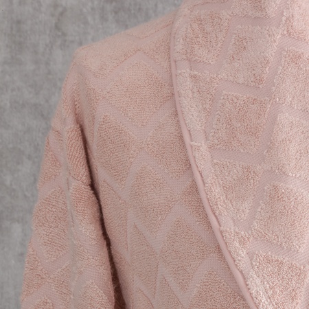 % 70 Бамбук % 30 Хлопок Mirella Халат/Халат Женская пудра