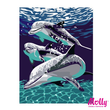 Üç numaralı yunuslara göre boyama