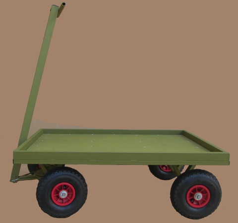 Тележка платформенная четырехколесная