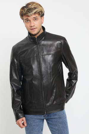 Leather jacket for men - Regular Fit